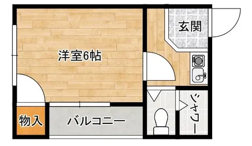 モンヴィラージュ苦楽園【2階】の間取り