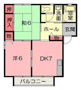 サニースロープK【101号室】の間取り