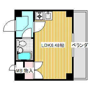 メゾンあぶの【301号室】の間取り