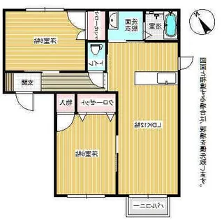 ヴァン・ソレイユ【2階】の間取り