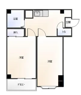 第2石原ビル【301号室】の間取り