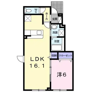 Friede【1階】の間取り