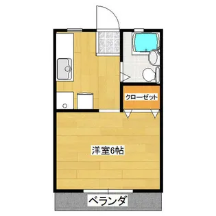 兵庫県姫路市新在家1丁目【アパート】の間取り