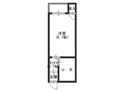 ハイツ義崎【1階】の間取り