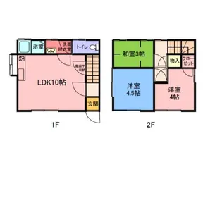 兵庫県神崎郡市川町神崎【一戸建】の間取り