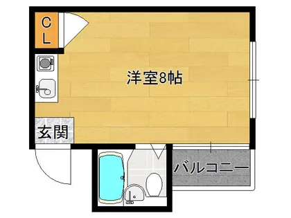プルシャン太秦【2階】の間取り