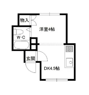 東札幌小川ハイツ【10号室】の間取り