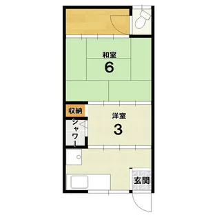 泉アパート【1階】の間取り