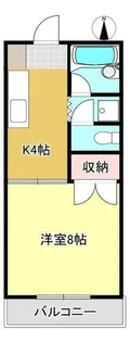 ラミエーヌ【302号室】の間取り