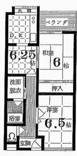 ヴァンドーム桂【3階】の間取り