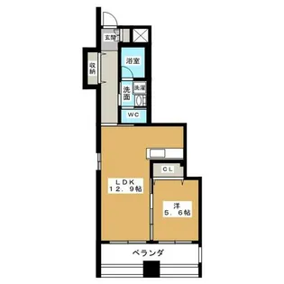 SK BUILDING-1【5階】の間取り