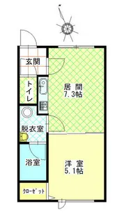 ブランノワール【103号室】の間取り