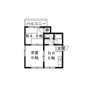 サンパレス池尻【102号室】の間取り