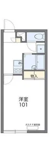 レオパレスアルデバラン【2階】の間取り