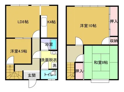 ハイツBAYSIDE【102号室】の間取り