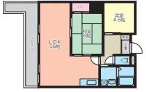 神岳第一ハイツ【505号室】の間取り