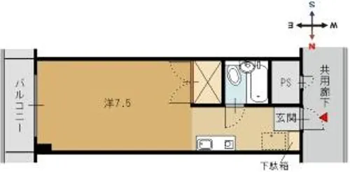 アベビル【2階】の間取り