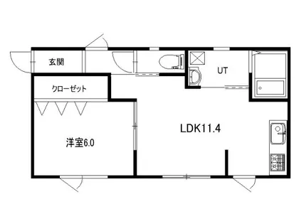 ハイツからんⅠ【2階】の間取り