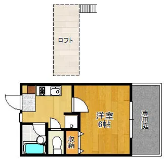 ロフティ24【103号室】の間取り