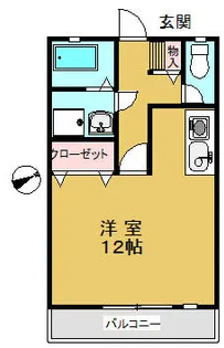 セゾンコート壱番館【203号室】の間取り