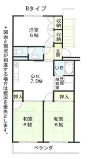 メゾン茶の久【A304号室】の間取り