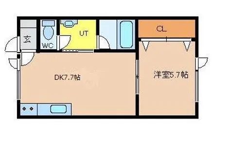 ハイツいと【203号室】の間取り