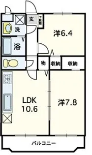 ファーストレジデンス【3階】の間取り