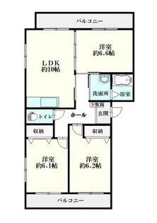 リバーサイドレジデンス【2階】の間取り
