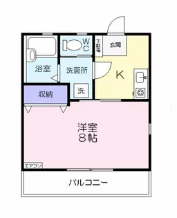 愛知県豊川市野口町新屋敷【アパート】の間取り