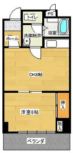 上野ビル【403号室】の間取り