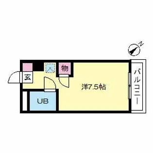 福岡県北九州市門司区清滝5丁目【マンション】の間取り