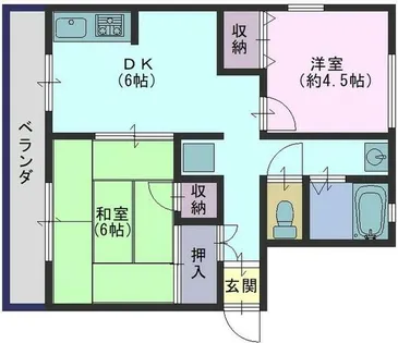メゾンいずみ【2階】の間取り