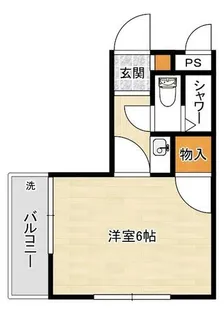 モンヴィラージュ苦楽園【203号室】の間取り