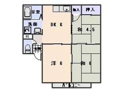 ラークヒル【2階】の間取り