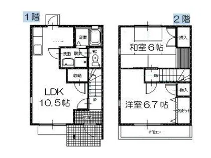 レガーロカルド A棟【A-3号室】の間取り