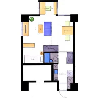 ザ・エステートパレス【4階】の間取り