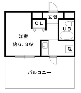 ジョイフル堺【5階】の間取り