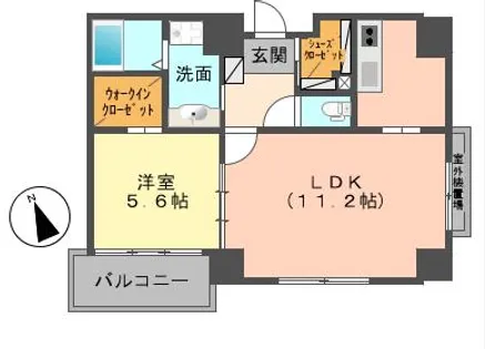 GRaCE COURT SUNATU【8階】の間取り