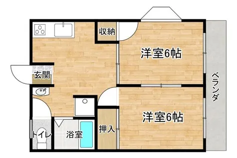 ララ・リベルテ【101号室】の間取り