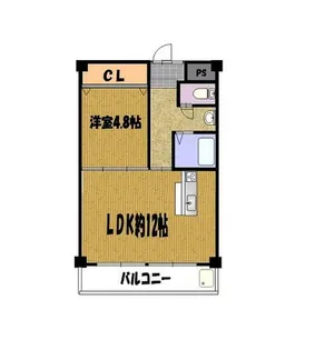 黒川M【202号室】の間取り