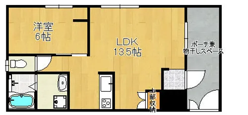 シャロンハウス【3階】の間取り