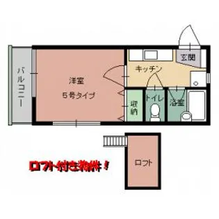 ロフティ24【205号室】の間取り