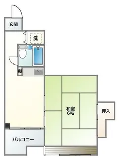 パラツィーナ和上【603号室】の間取り