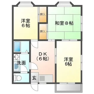 ミズハウス【2階】の間取り