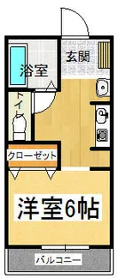 福岡県小郡市寺福童【マンション】の間取り
