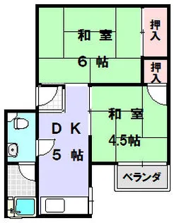 花柳ビル【4階】の間取り