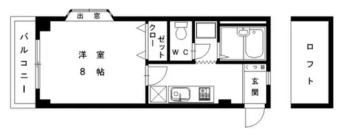 ヴェルデヒルズ C棟【111号室】の間取り