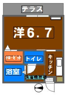 ディアス緑ヶ丘【101号室】の間取り