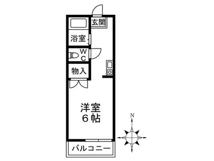 ピアコート長者原【A102号室】の間取り