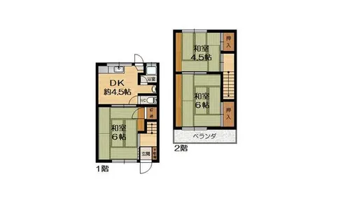 兵庫県神戸市須磨区車字竹ノ下【一戸建】の間取り
